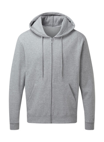 SG Hooded Full Zip Men, Light Oxford, L bedrucken, Art.-Nr. 293527195