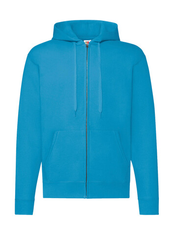 Fruit of the Loom Classic Hooded Sweat Jacket, Azure Blue, S bedrucken, Art.-Nr. 294013103 Fruit of the Loom Classic Hooded Sweat Jacket, Azure Blue, S bedrucken, Art.-Nr. 294013103