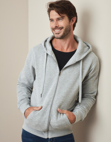Stedman Sweat Jacket Select, Grey Heather, S bedrucken, Art.-Nr. 294051233