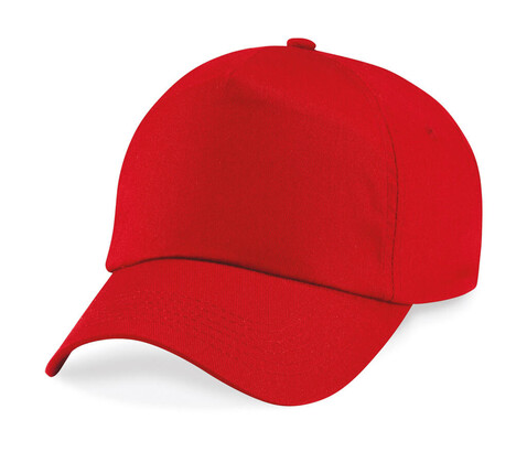 Beechfield Original 5 Panel Cap, Classic Red, One Size bedrucken, Art.-Nr. 300694010