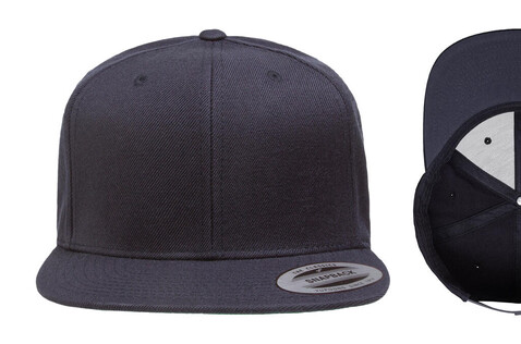 Yupoong Classic Snapback Cap, Dark Navy/Dark Navy, One Size bedrucken, Art.-Nr. 300732510