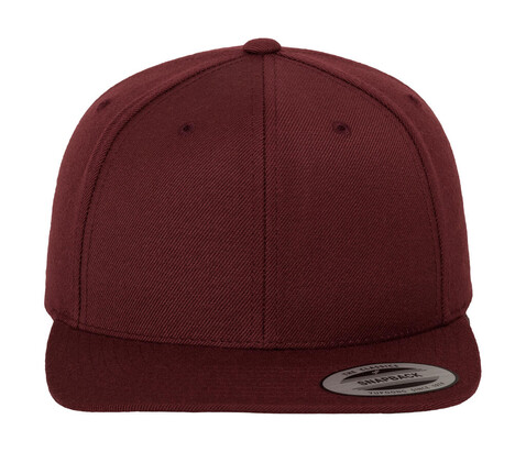 Yupoong Classic Snapback Cap, Maroon, One Size bedrucken, Art.-Nr. 300734450