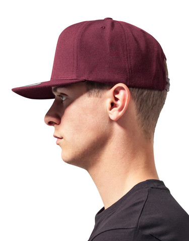 Yupoong Classic Snapback Cap, Maroon/Maroon, One Size bedrucken, Art.-Nr. 300734540