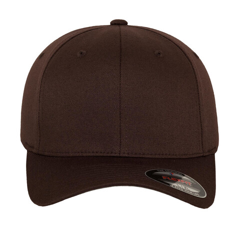 Flexfit Wooly Combed Cap, Brown, 2XL (59-64cm) bedrucken, Art.-Nr. 301687003