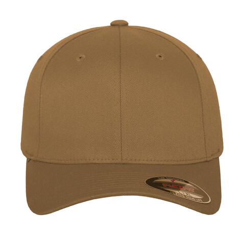 Flexfit Wooly Combed Cap, Khaki, XS/S (53-57cm) bedrucken, Art.-Nr. 301687316