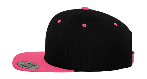Yupoong Classic Snapback 2-Tone Cap, Natural/Black, One Size bedrucken, Art.-Nr. 301730580