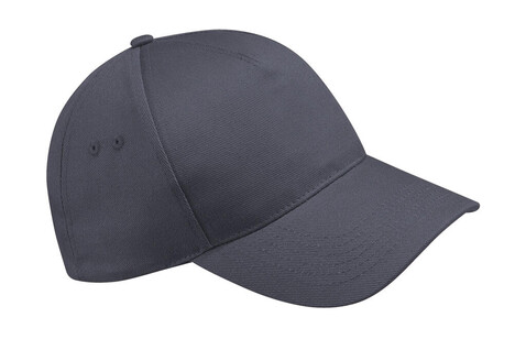Beechfield Ultimate 5 Panel Cap, Graphite Grey, One Size bedrucken, Art.-Nr. 302691310