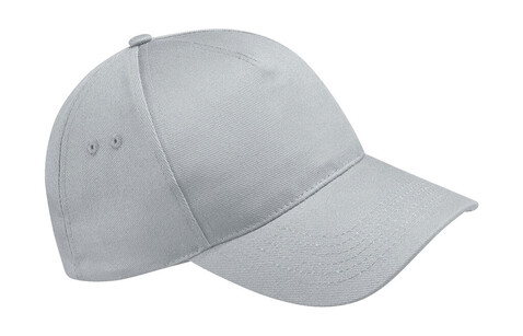 Beechfield Ultimate 5 Panel Cap, Light Grey, One Size bedrucken, Art.-Nr. 302691380