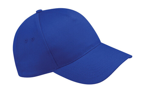 Beechfield Ultimate 5 Panel Cap, Bright Royal, One Size bedrucken, Art.-Nr. 302693060