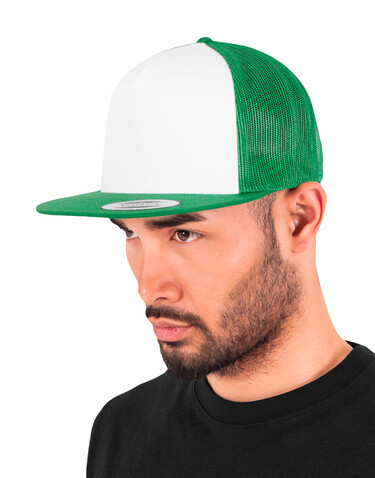 Yupoong Classic Trucker Cap, Black/White/Black, One Size bedrucken, Art.-Nr. 302731800