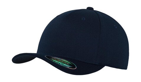 Flexfit Fitted Baseball Cap, Red, S/M bedrucken, Art.-Nr. 305684001