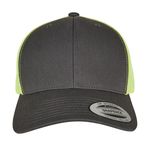 Yupoong Retro Trucker 2-Tone, Charcoal/Neon Green, One Size bedrucken, Art.-Nr. 307731850 Yupoong Retro Trucker 2-Tone, Charcoal/Neon Green, One Size bedrucken, Art.-Nr. 307731850