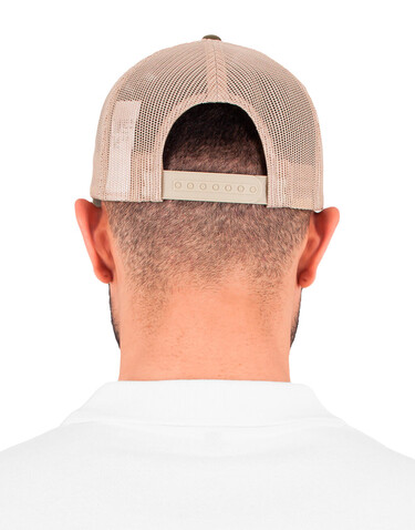 Yupoong Retro Trucker 2-Tone, Pale Khaki/Birch, One Size bedrucken, Art.-Nr. 307735610