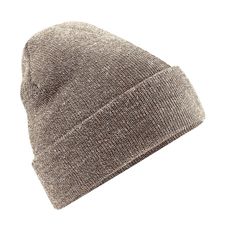 Beechfield Original Cuffed Beanie, Heather Oatmeal, One Size bedrucken, Art.-Nr. 308697060