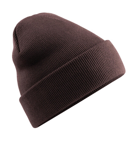 Beechfield Original Cuffed Beanie, Chocolate, One Size bedrucken, Art.-Nr. 308697070