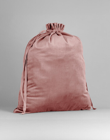 Bag Base Velvet Gift Bag, Rose Quartz, M bedrucken, Art.-Nr. 310294113