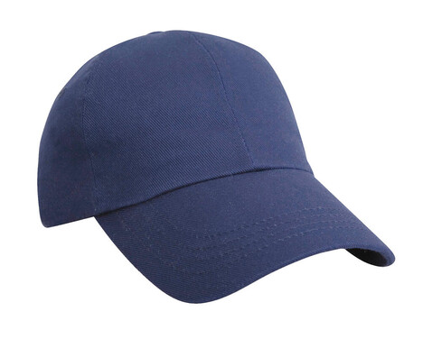 Result Caps Heavy Cotton Drill Cap, Navy, One Size bedrucken, Art.-Nr. 310342000