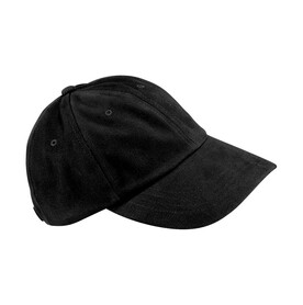 Beechfield Low Profile Heavy Brushed Cotton Cap, Black, One Size bedrucken, Art.-Nr. 310691010