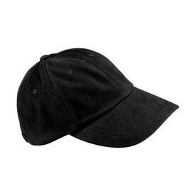 Beechfield Low Profile Heavy Brushed Cotton Cap, Black, One Size bedrucken, Art.-Nr. 310691010