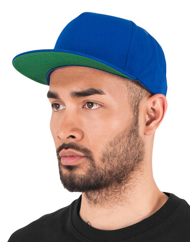 Yupoong Classic 5 Panel Snapback, Royal, One Size bedrucken, Art.-Nr. 312733000