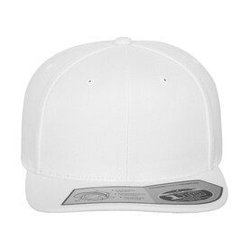 Yupoong Fitted Snapback, White, One Size bedrucken, Art.-Nr. 313730000