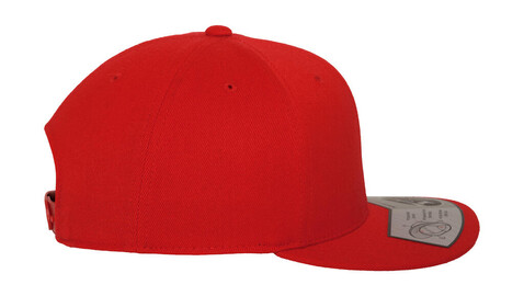 Yupoong Fitted Snapback, Red, One Size bedrucken, Art.-Nr. 313734000