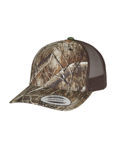 Yupoong YP Classcis RealTree Camo Retro Trucker Cap, Edge, One Size bedrucken, Art.-Nr. 314737120