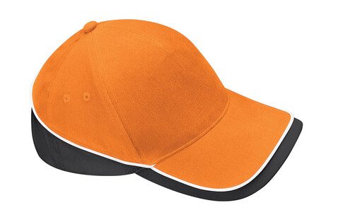 Beechfield Teamwear Competition Cap, Orange/Black/White, One Size bedrucken, Art.-Nr. 317694980 Beechfield Teamwear Competition Cap, Orange/Black/White, One Size bedrucken, Art.-Nr. 317694980