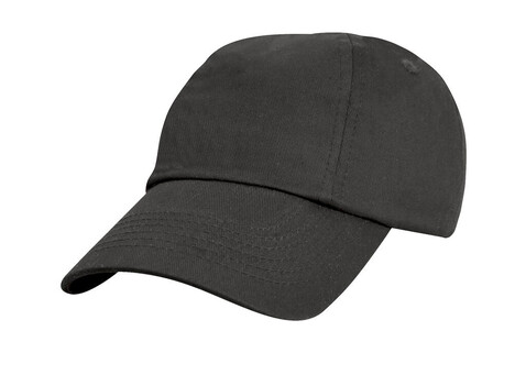 Result Caps Junior Low Profil Cotton Cap, Black, One Size bedrucken, Art.-Nr. 318341010