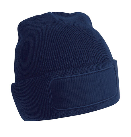 Beechfield Original Patch Beanie, French Navy, One Size bedrucken, Art.-Nr. 319692010