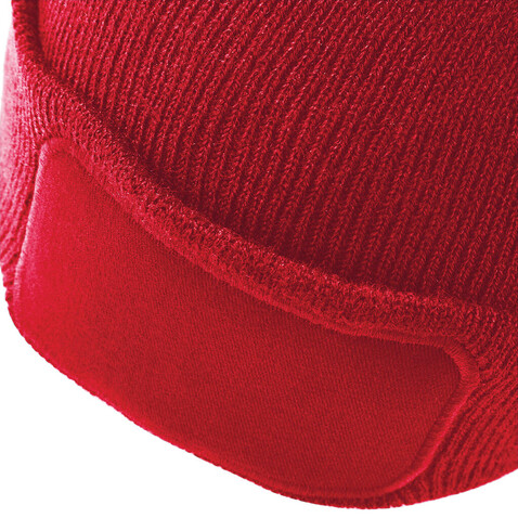 Beechfield Original Patch Beanie, Classic Red, One Size bedrucken, Art.-Nr. 319694010