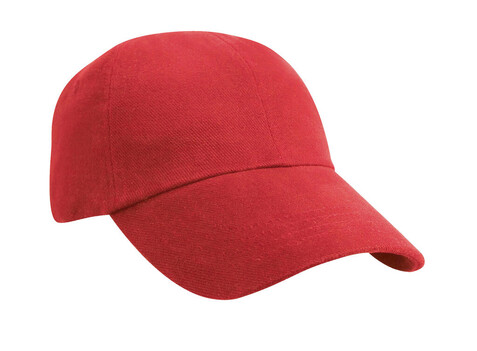 Result Caps Low Profile Brushed Cotton Cap, Red, One Size bedrucken, Art.-Nr. 324344000