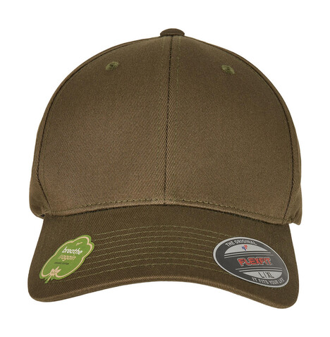 Flexfit Flexfit Organic Cotton Cap, Burnt Olive, S/M bedrucken, Art.-Nr. 326685291