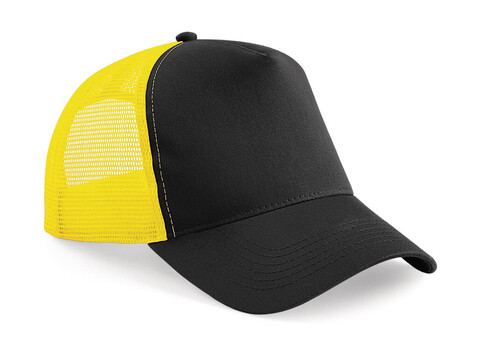 Beechfield Snapback Trucker, Black/Yellow, One Size bedrucken, Art.-Nr. 328691680 Beechfield Snapback Trucker, Black/Yellow, One Size bedrucken, Art.-Nr. 328691680