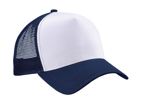 Beechfield Snapback Trucker, French Navy/White, One Size bedrucken, Art.-Nr. 328692500