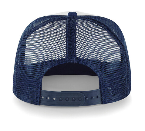Beechfield Vintage Snapback Trucker, Black/White, One Size bedrucken, Art.-Nr. 329691500