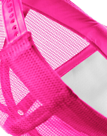 Beechfield Vintage Snapback Trucker, Fuchsia/White, One Size bedrucken, Art.-Nr. 329694700