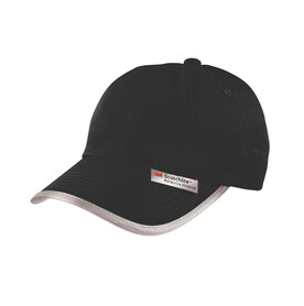 Result Caps Reflective Cap, Black, One Size bedrucken, Art.-Nr. 335341010