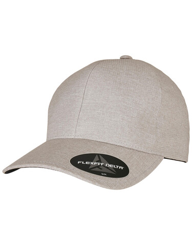 Flexfit Flexfit Delta Carbon Cap, Melange Silver, S/M bedrucken, Art.-Nr. 335687161