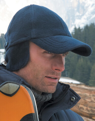Result Caps Winter Fleece Cap, Black, One Size bedrucken, Art.-Nr. 336341010
