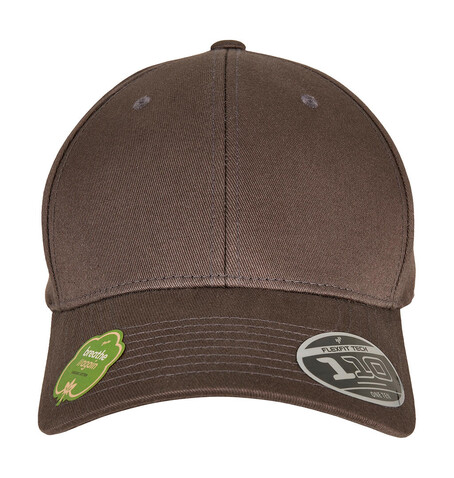 Flexfit 110 Organic Cap, Dark Grey, One Size bedrucken, Art.-Nr. 337681280