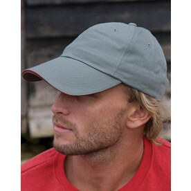 Result Caps Herringbone Cap, Black/Tan, One Size bedrucken, Art.-Nr. 338341690