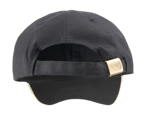 Result Caps Herringbone Cap, Black/Tan, One Size bedrucken, Art.-Nr. 338341690