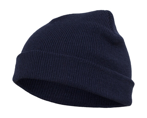Flexfit Knit Beanie, Navy, One Size bedrucken, Art.-Nr. 341682000