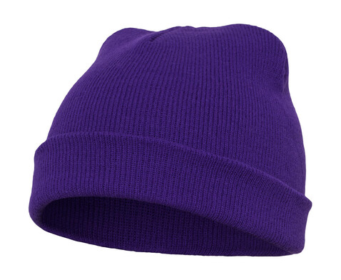 Flexfit Knit Beanie, Purple, One Size bedrucken, Art.-Nr. 341683490