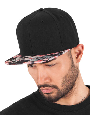 Flexfit Floral Snapback, Mint, One Size bedrucken, Art.-Nr. 342685140