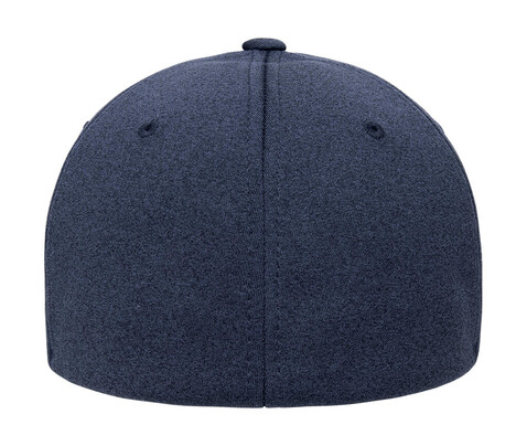 Flexfit Unipanel Melange Cap, Melange Navy, L/XL bedrucken, Art.-Nr. 346682052
