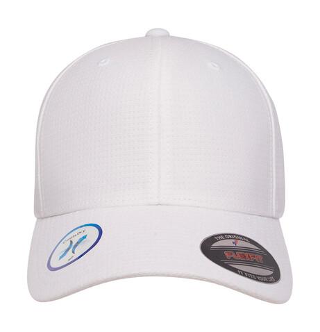 Flexfit Cool and Dry Calocks Trikot Cap, White, S/M bedrucken, Art.-Nr. 350680001