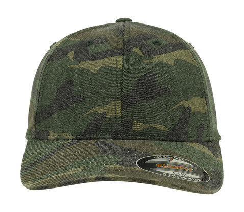 Flexfit Flexfit Garment Washed Camo, Green Camo, L/XL bedrucken, Art.-Nr. 351685062