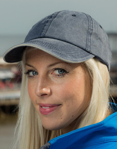 Result Caps Fine Cotton Twill Cap, Olive/Stone, One Size bedrucken, Art.-Nr. 354345670